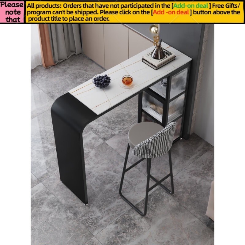 Get 7% coupon+gift】 Bar Partition Cabinet Bar Table Balcony Rock Plate ...
