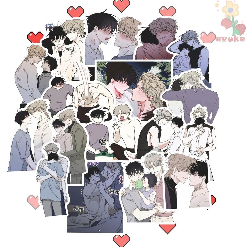 AVUKA Joo Jaekyung Manga Stickers, Kim Dan Jinx Anime Korean BL Manwha ...