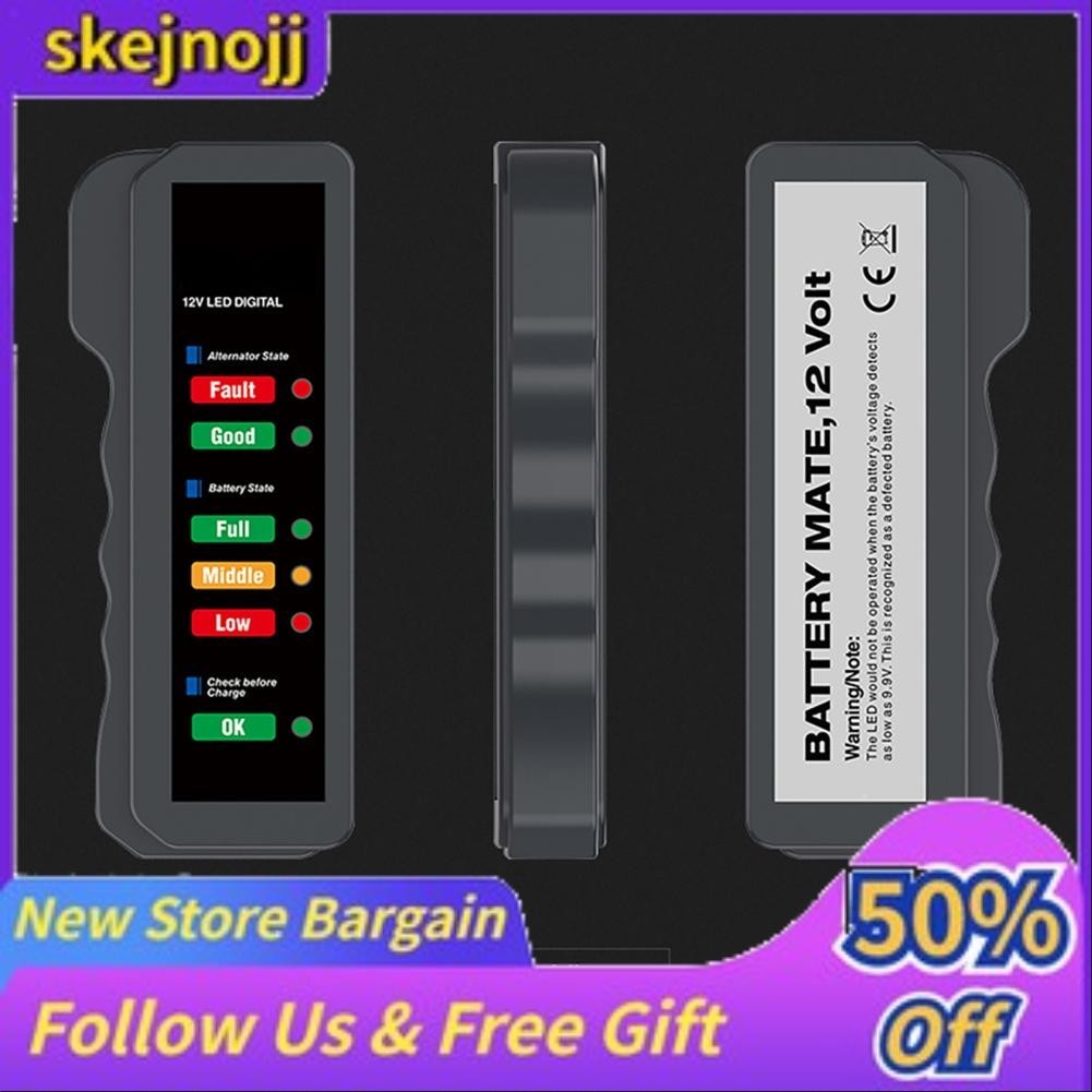 Skejnojj 12V Car Battery & Alternator Tester Automotive- Load Checker ...