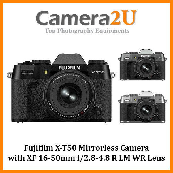 Fujifilm X-T50 XT50 Mirrorless Camera with XF 16-50mm f/2.8-4.8 R LM WR ...