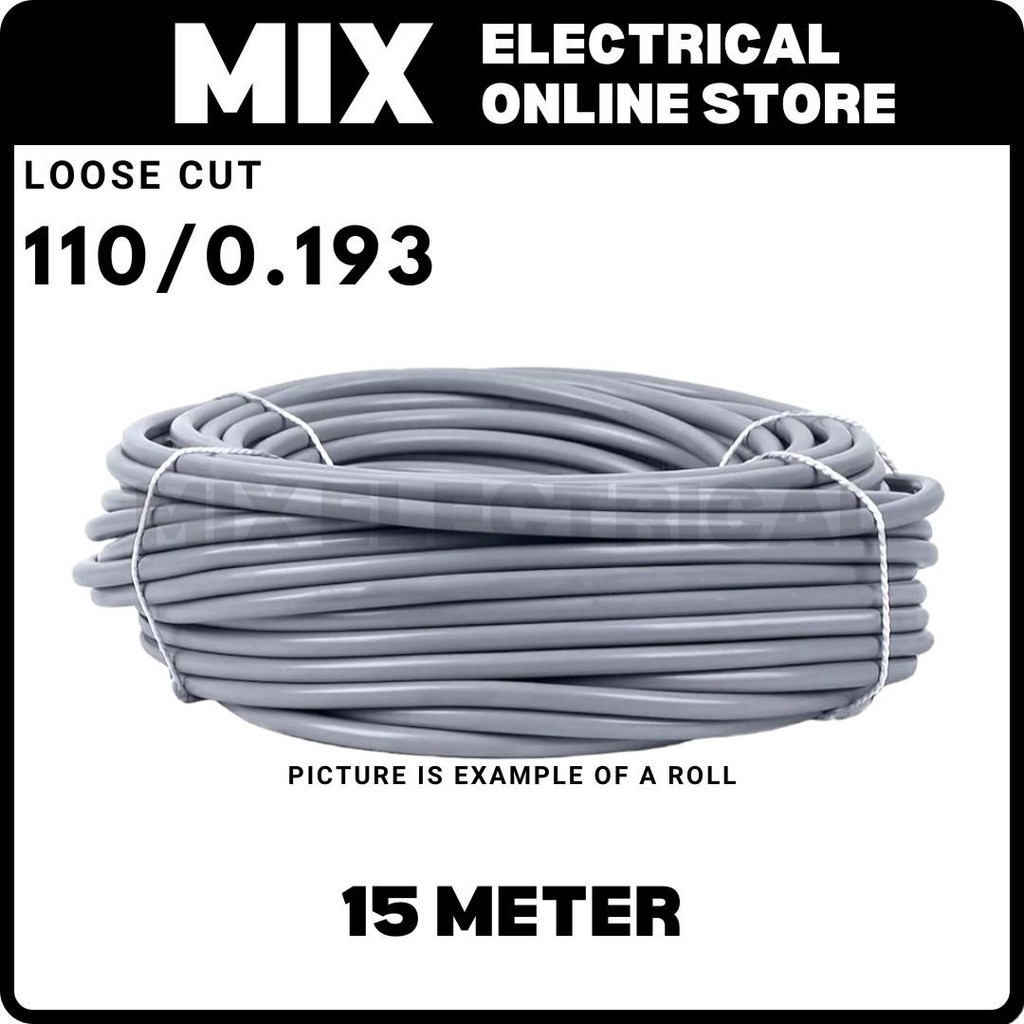(Loose Cut) 3 Core Flexible Cable | 110/0.193mm Flexible Wire | 3C x ...