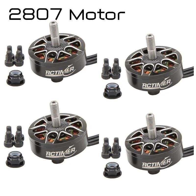 RCTimer Brushless Motor 2807 1300KV 1500KV 1700KV for FPV Freestyle ...
