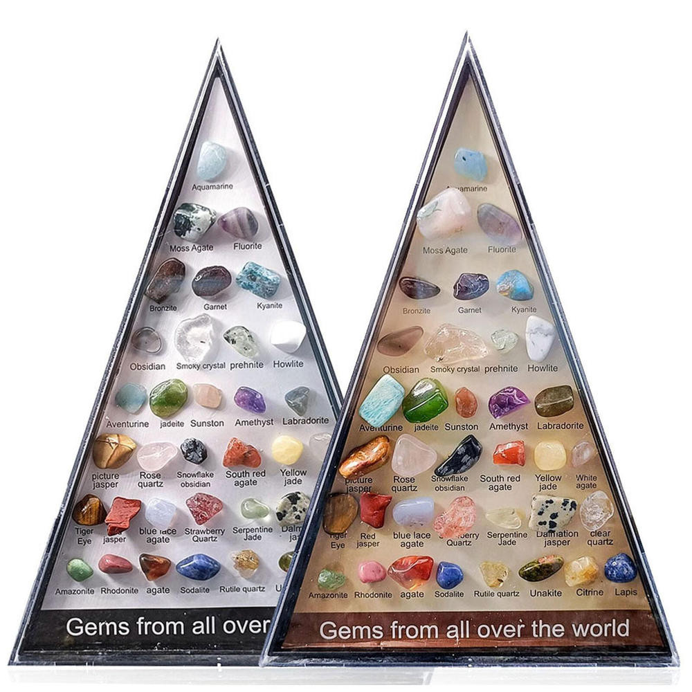 Rock and Mineral Educational Collection 36pcs Geology Gem Kit In A ...