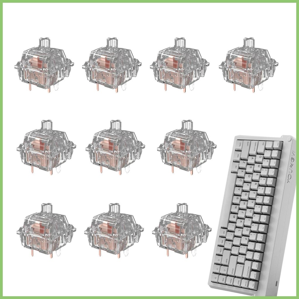 Keyboard Switches Transparent Mechanical Game 5-Pin Keyboard Switches ...