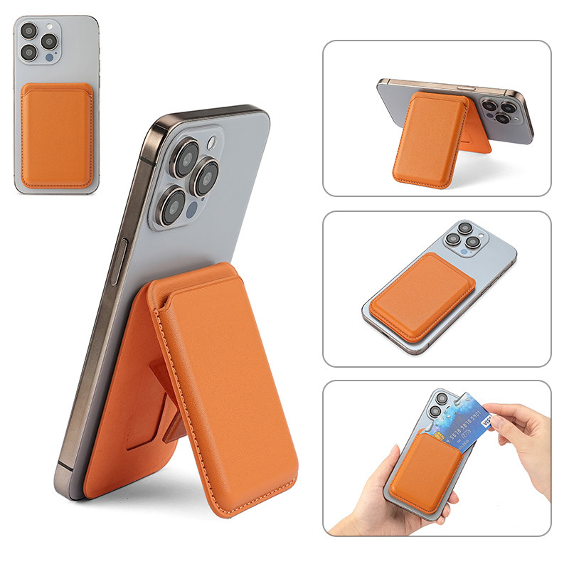 Magnetic Wallet Bag Hide Stand for iPhone 16 15 14 13 12 11 Pro - Main Image