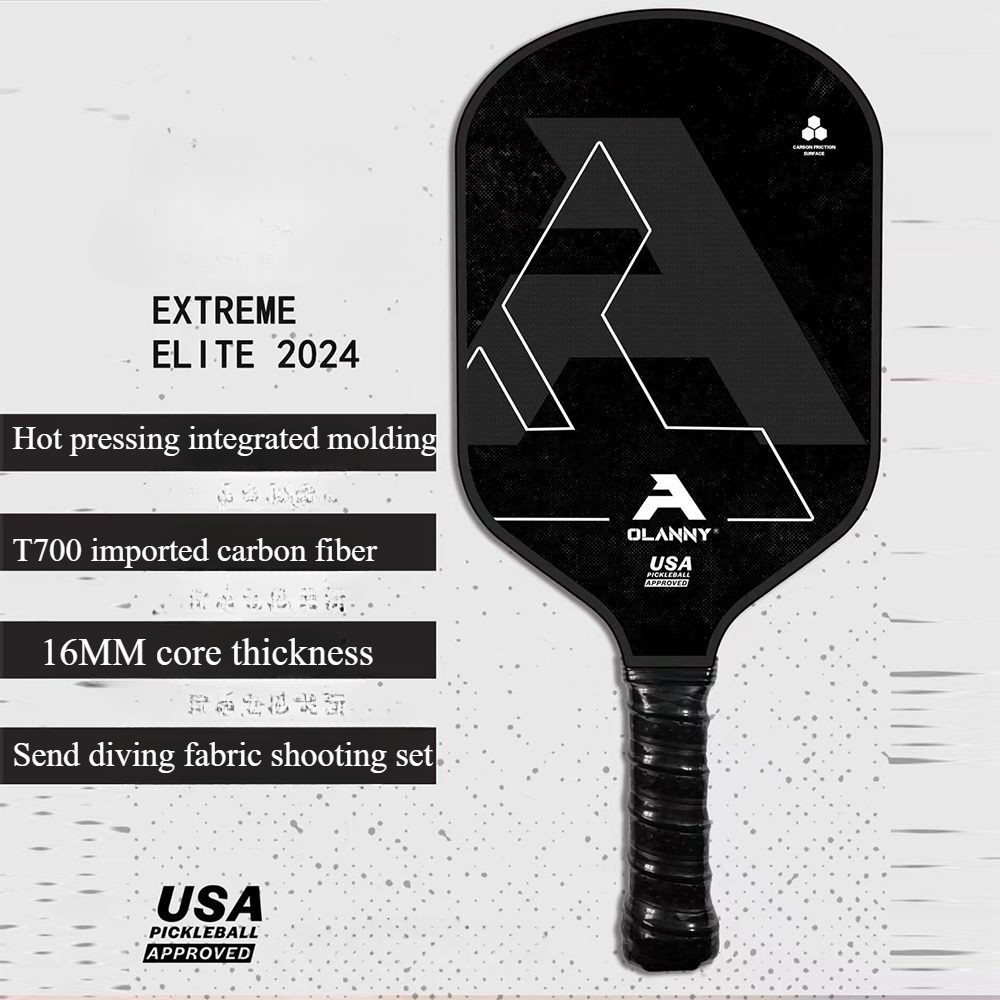 16MM Thick Pickleball T700 Carbon Fiber Pickleball Hot Press Integrated ...