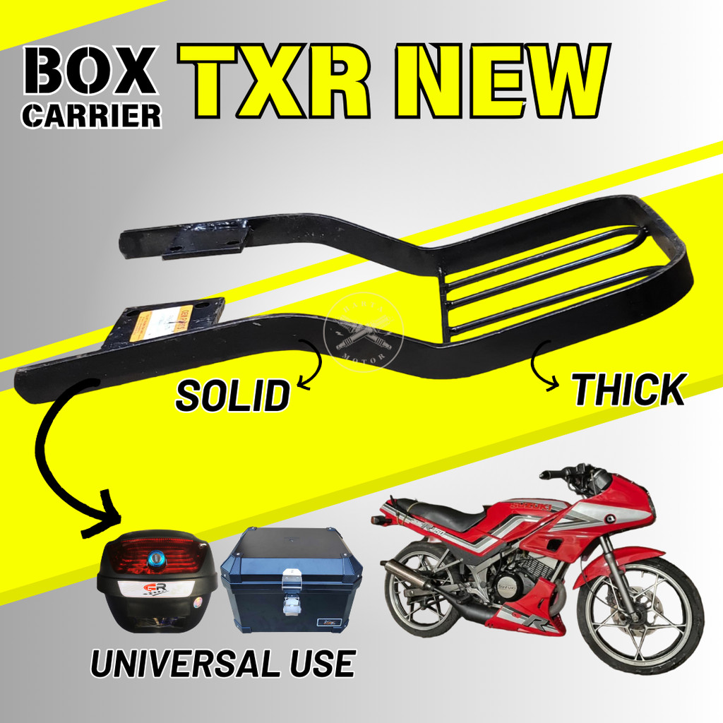 SUZUKI TXR NEW REAR BOX MONORACK BOX CARRIER KAKI HEAVY DUTY PVC KOTAK ...