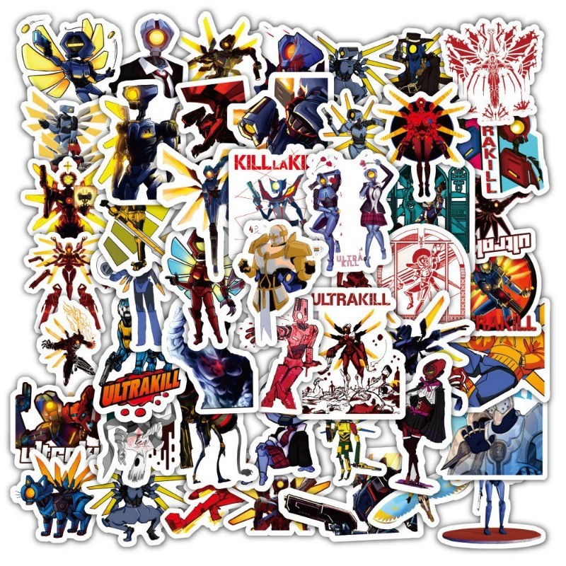 Z&M 60Pcs/Set ULTRAKILL Stickers Waterproof Game Stickers Decal for ...