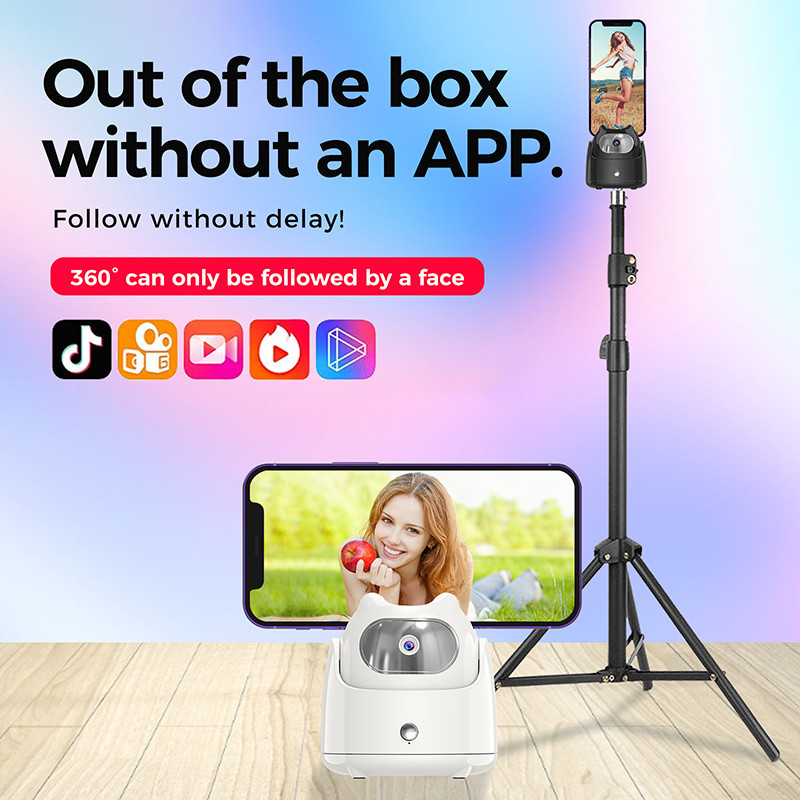 New AI face recognition follow shooting head 360 automatic tracking ...