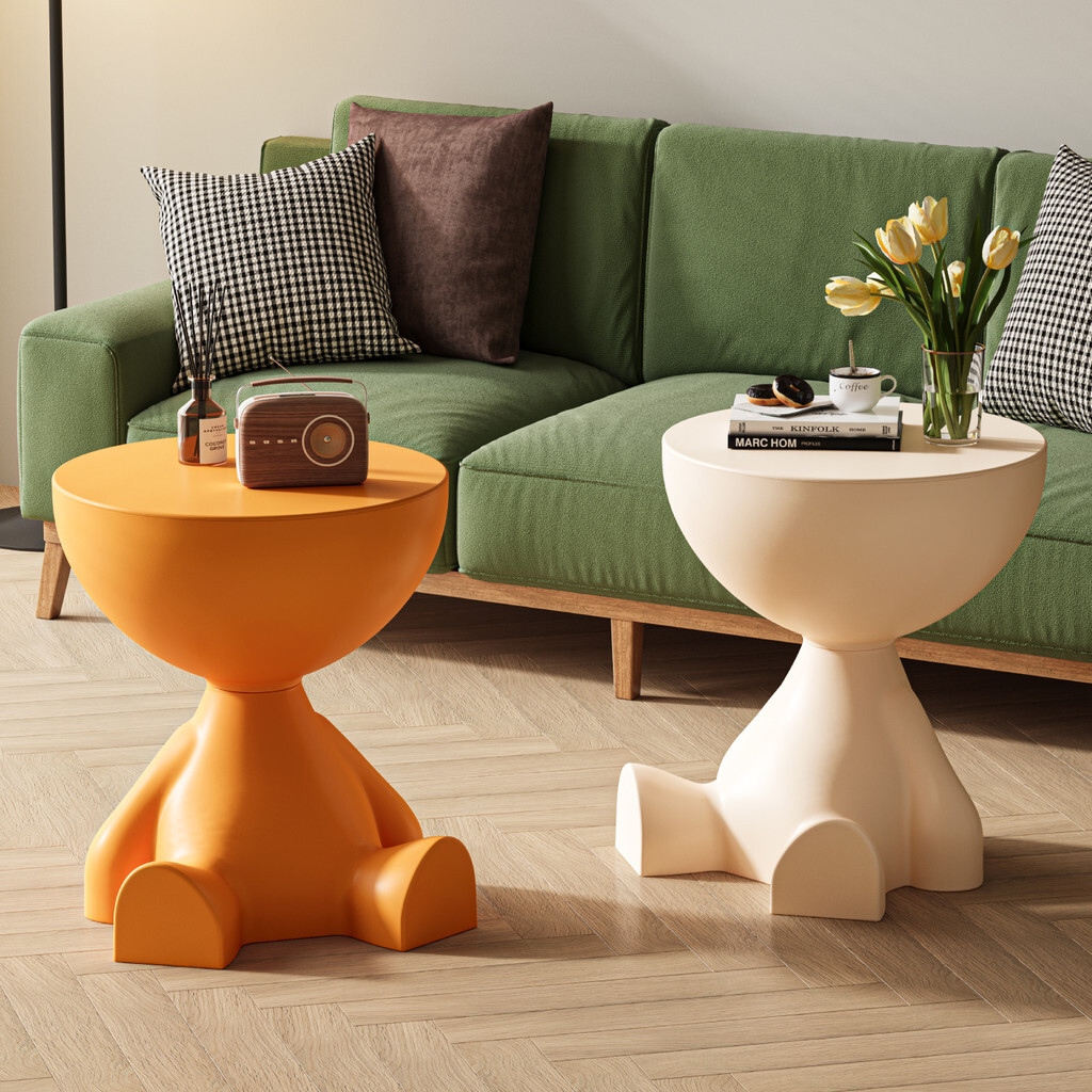 Instock Creative small flat coffee table cream style home living room ...