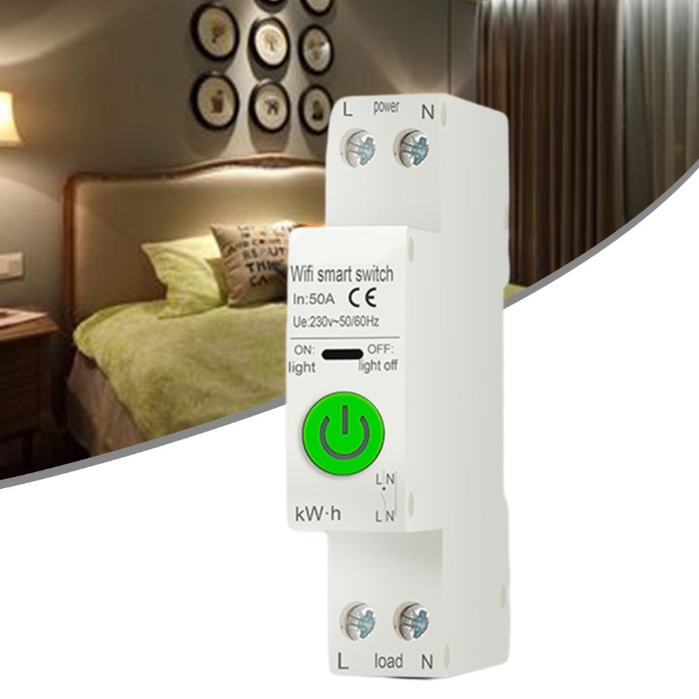 Wifi Din Rail Intelligent Protection Remote Control Switch Smart ...