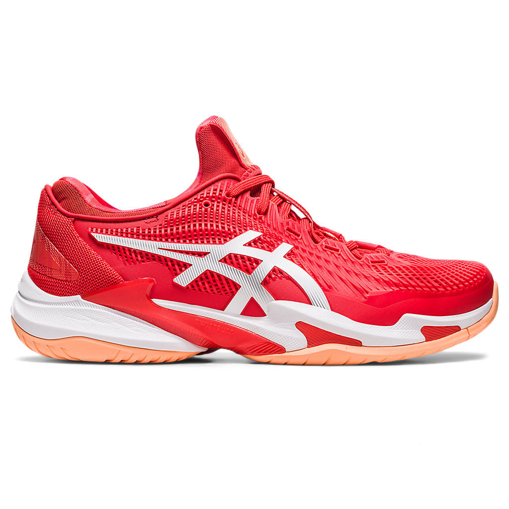 ASICS Court FF 3 Novak Men Tennis Shoes In Fiery Red/White | Shopee ...