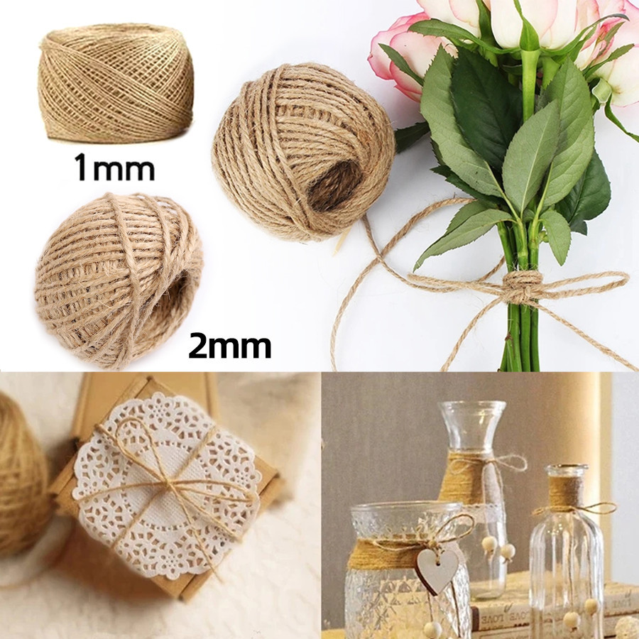 1/2mm Jute Twine for Crafts Garden Twine String Rope Heavy Duty ...