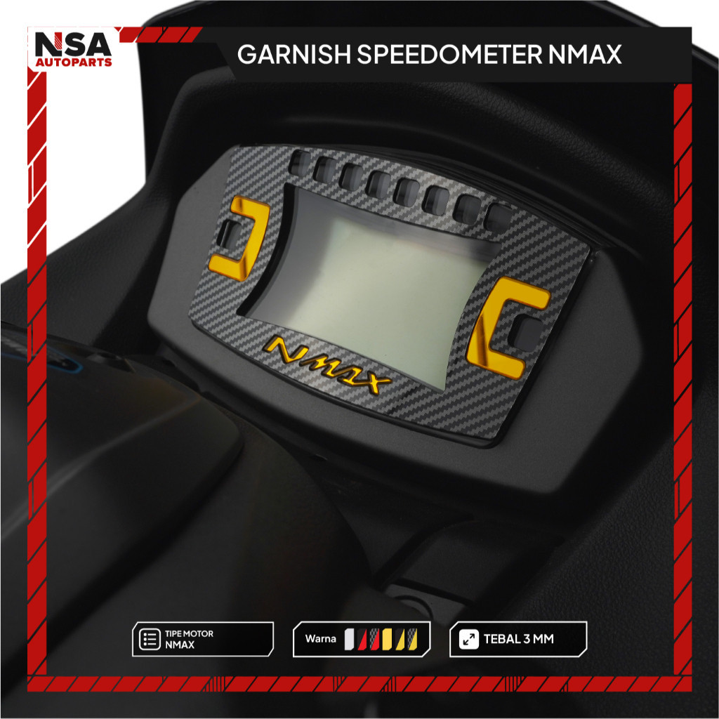 NMAX SPEEDOMETER GARNISH 2022-2023 ACRYLIC MATERIAL NOT NMAX ...