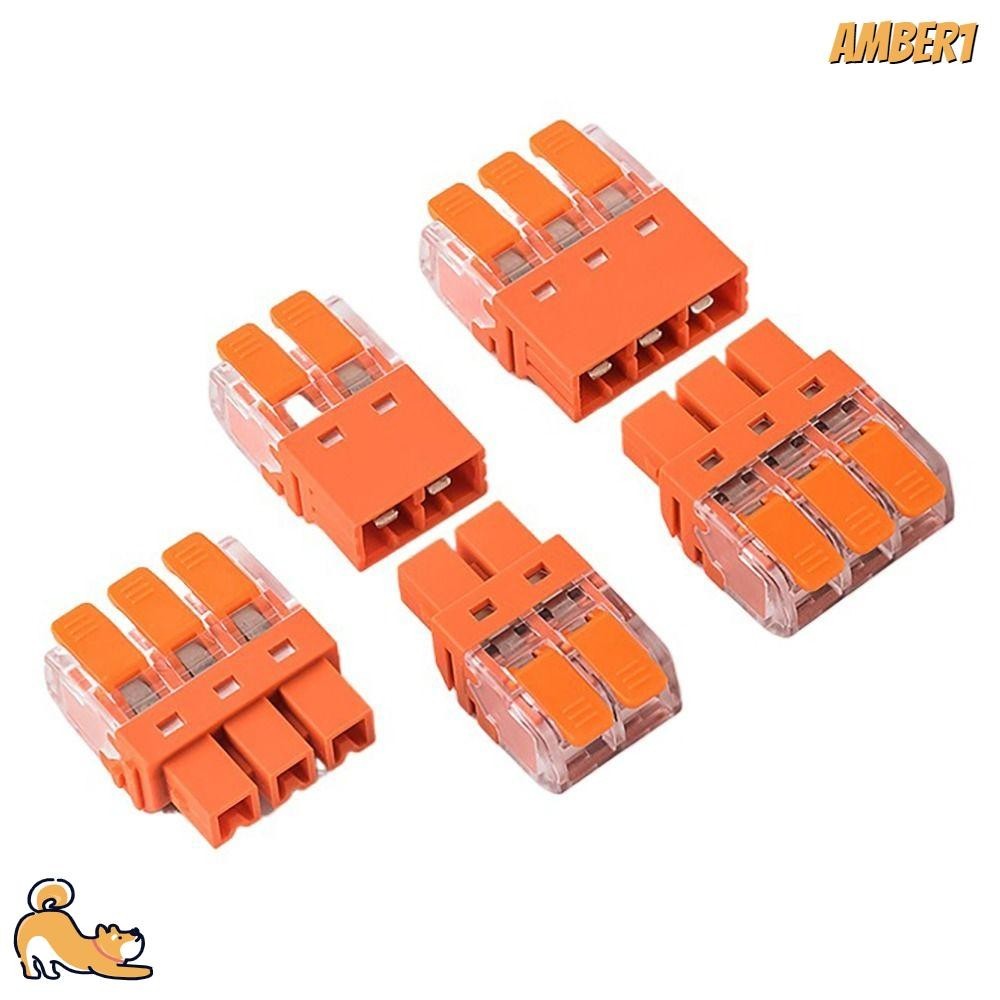 AMBER1 Quick Terminal Block, Mini Universal Compact Wire Connector ...