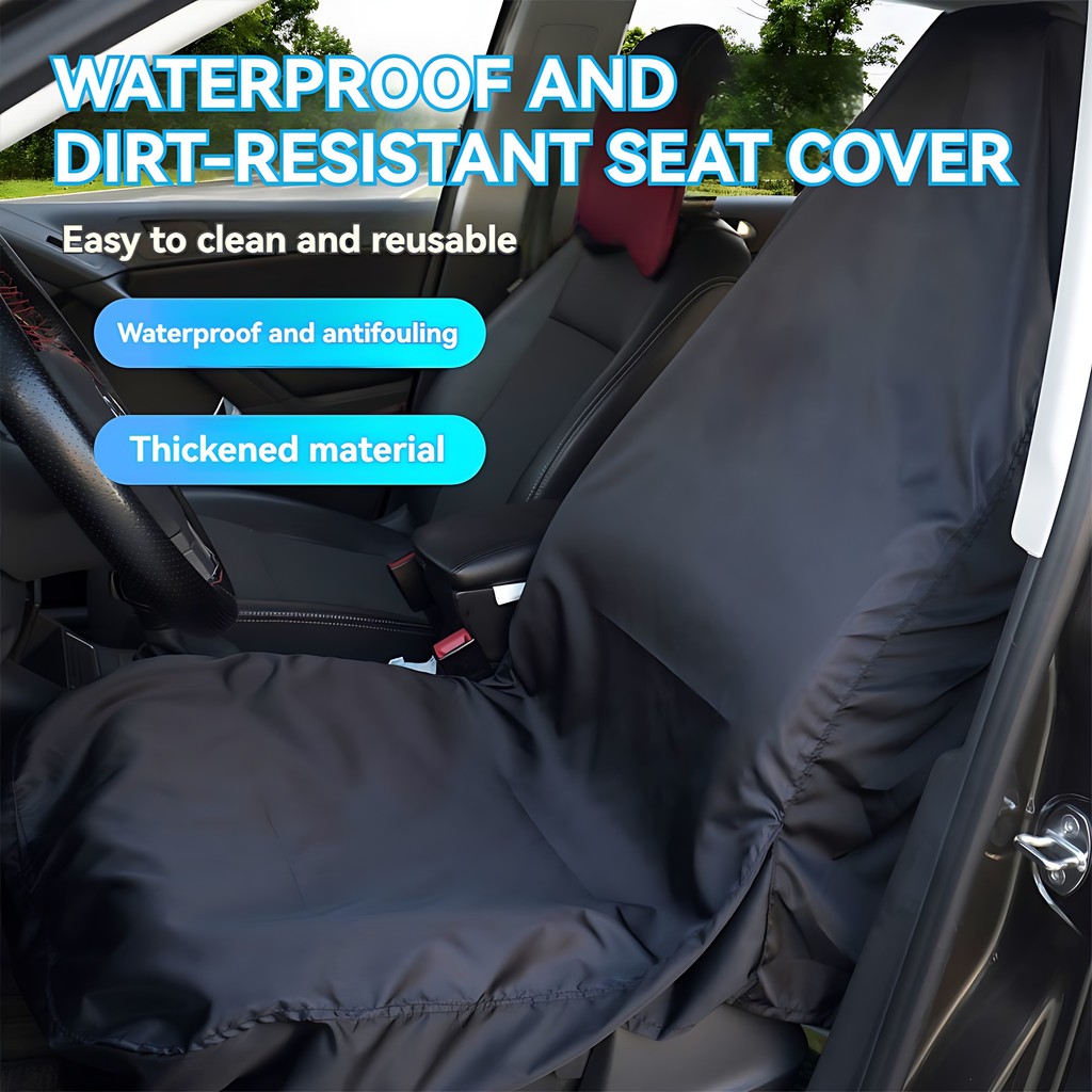 Car Seat Cover PVC Universal Waterproof Anti Dirty Easy To Clean ...