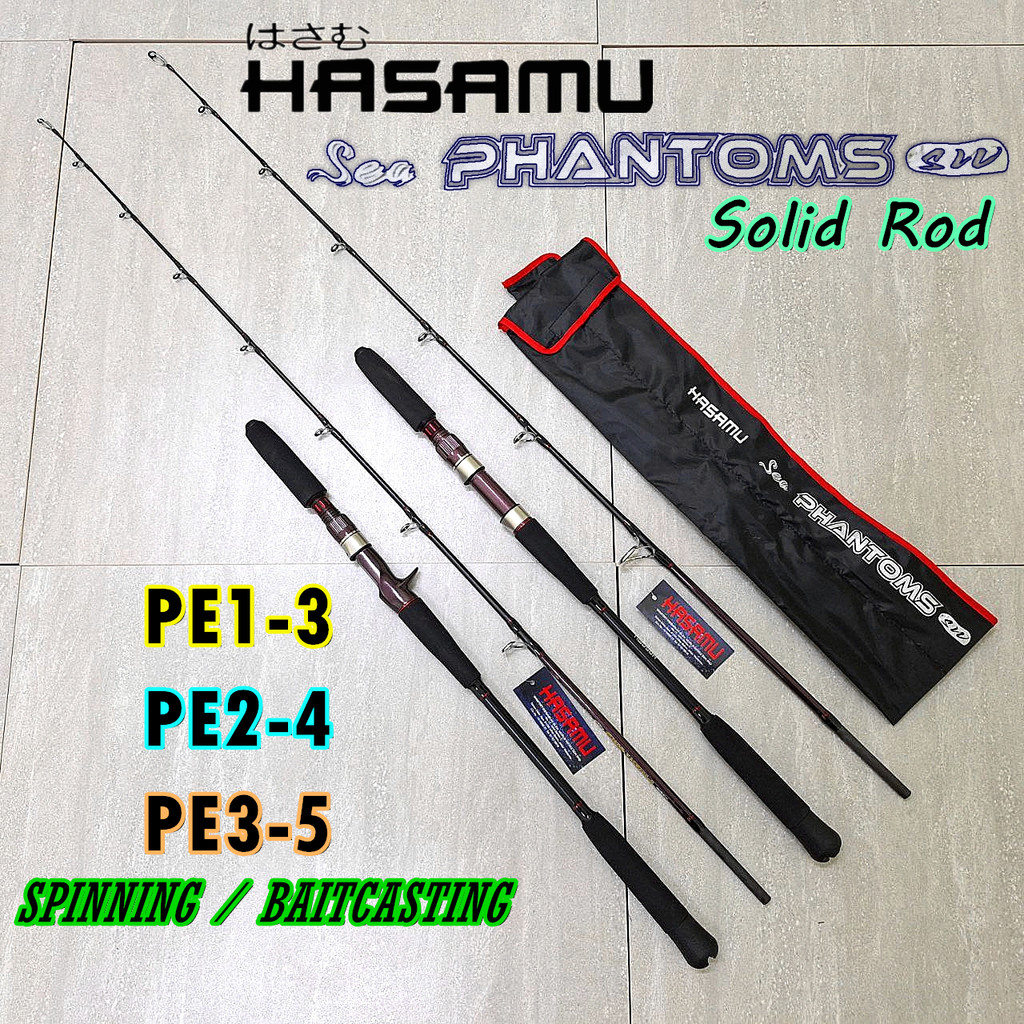 HASAMU SEA PHANTOMS SW BOTTOM ROD SOLID | Shopee Malaysia