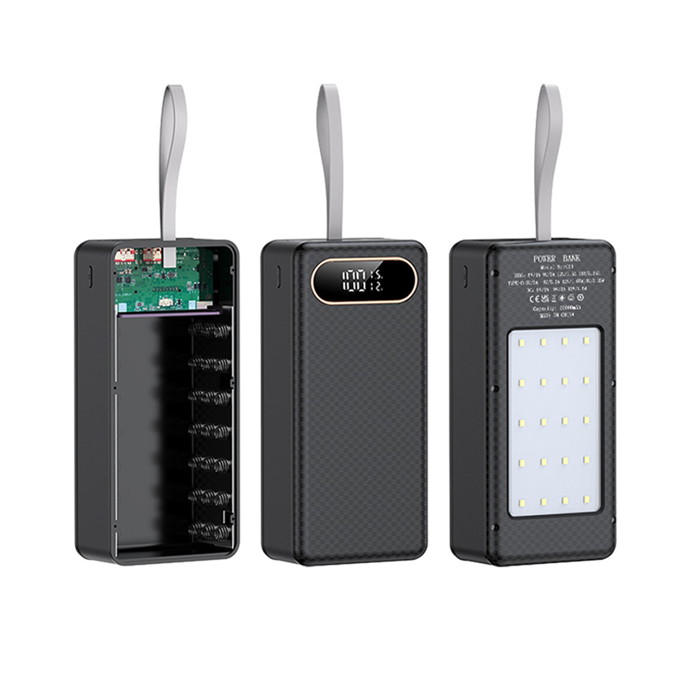 Pcbfun 21 Cells 18650 Flat Battery Mobile Power Bank Kit 22.5w Super ...