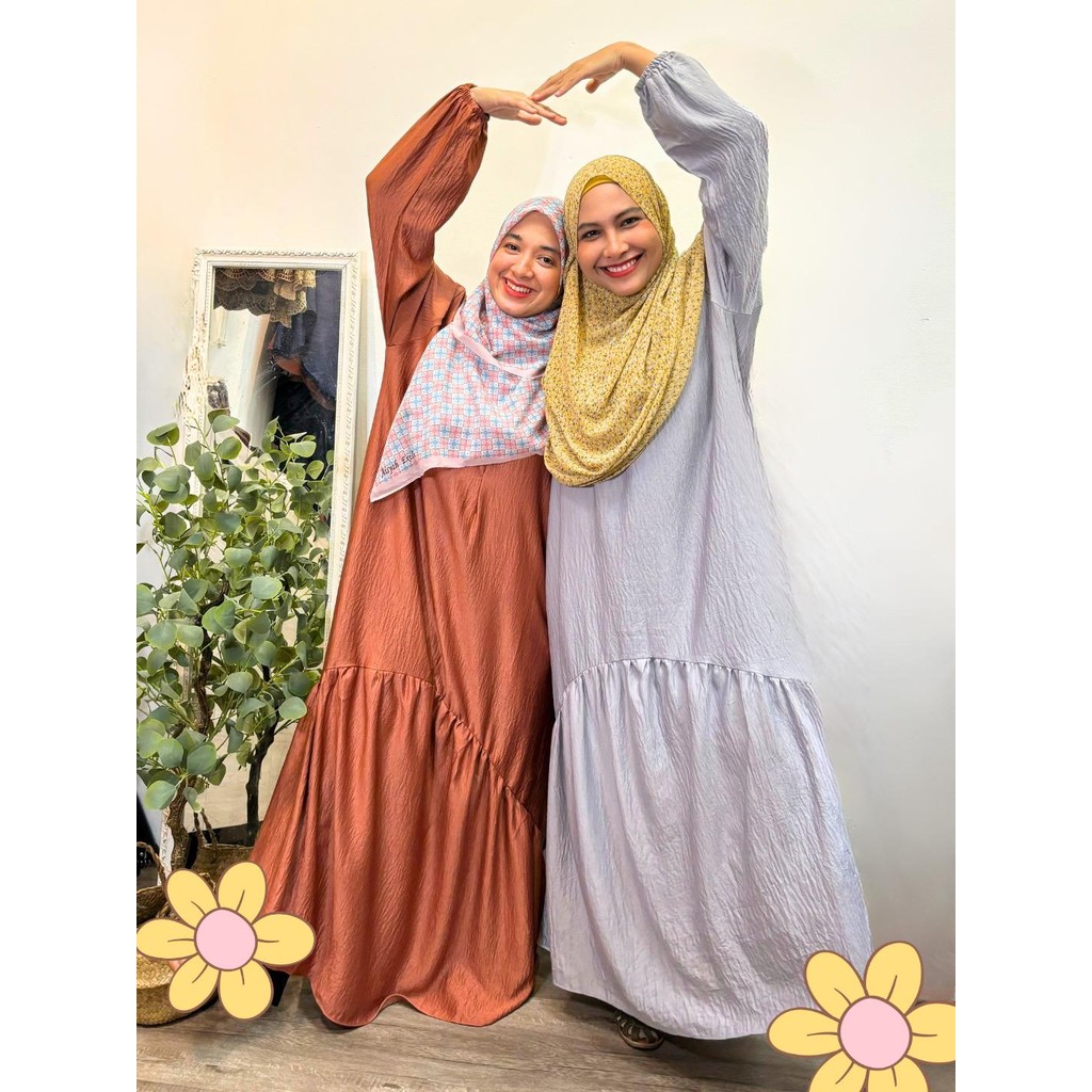 Jubah satin, jubah umrah, jubah satin airflow, jubah cantik, jubah ...