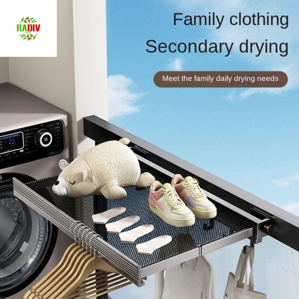 RADIV Wall-mounted Shoe Racks, Wall Hanging Folding Invisible Drying ...