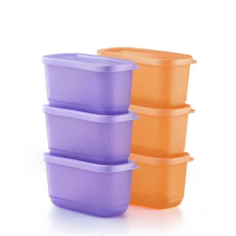 Tupperware Cubix Mini Rectangular 250ml (6pcs) | Shopee Malaysia