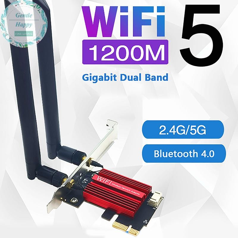 GentleHappy 2.4G/ 5G Dual Band Intel 7260AC Builtin Wireless PCIE