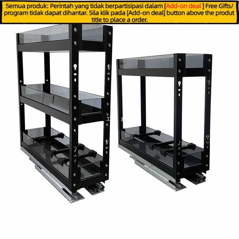 Get 7% coupon+gift】t Pull-out Basket Narrow Cabinet Seasoning Basket ...