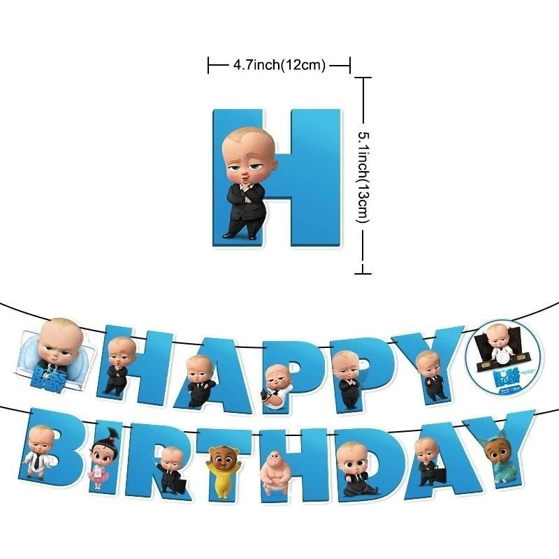 90pcs Blue Boss Baby Balloon Garland Arch Kit with Number Foil Balloon ...