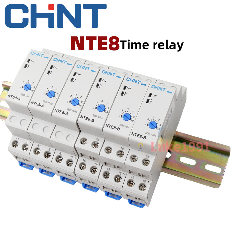 CHNT Power-on Delay Time Relay Control Delay NTE8-10S A B 120S 480S ...