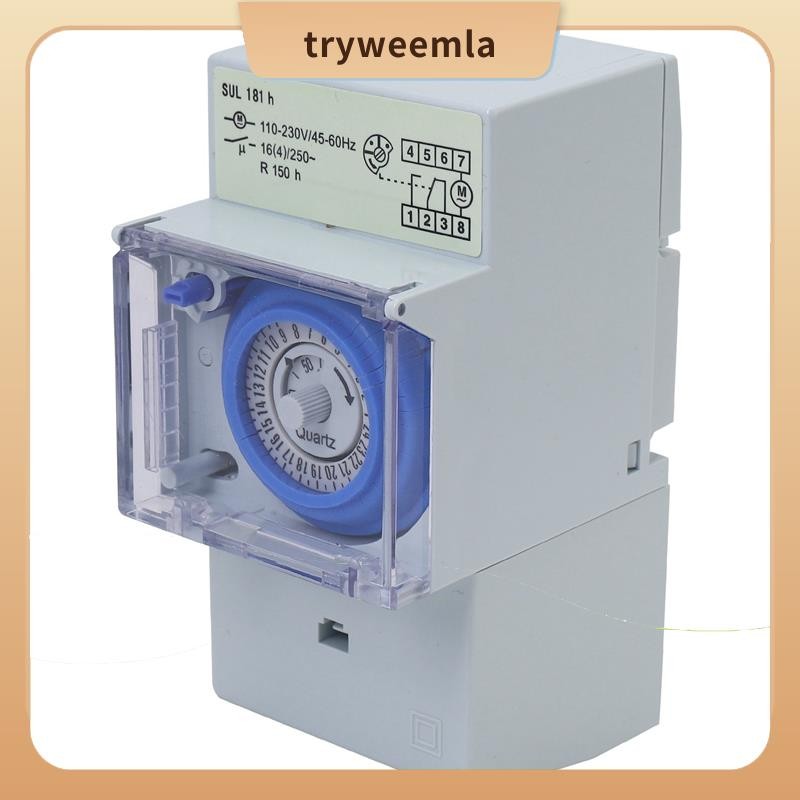Relay Electrical Programmable Timer 24 hour Din Rail Timer Switch ...