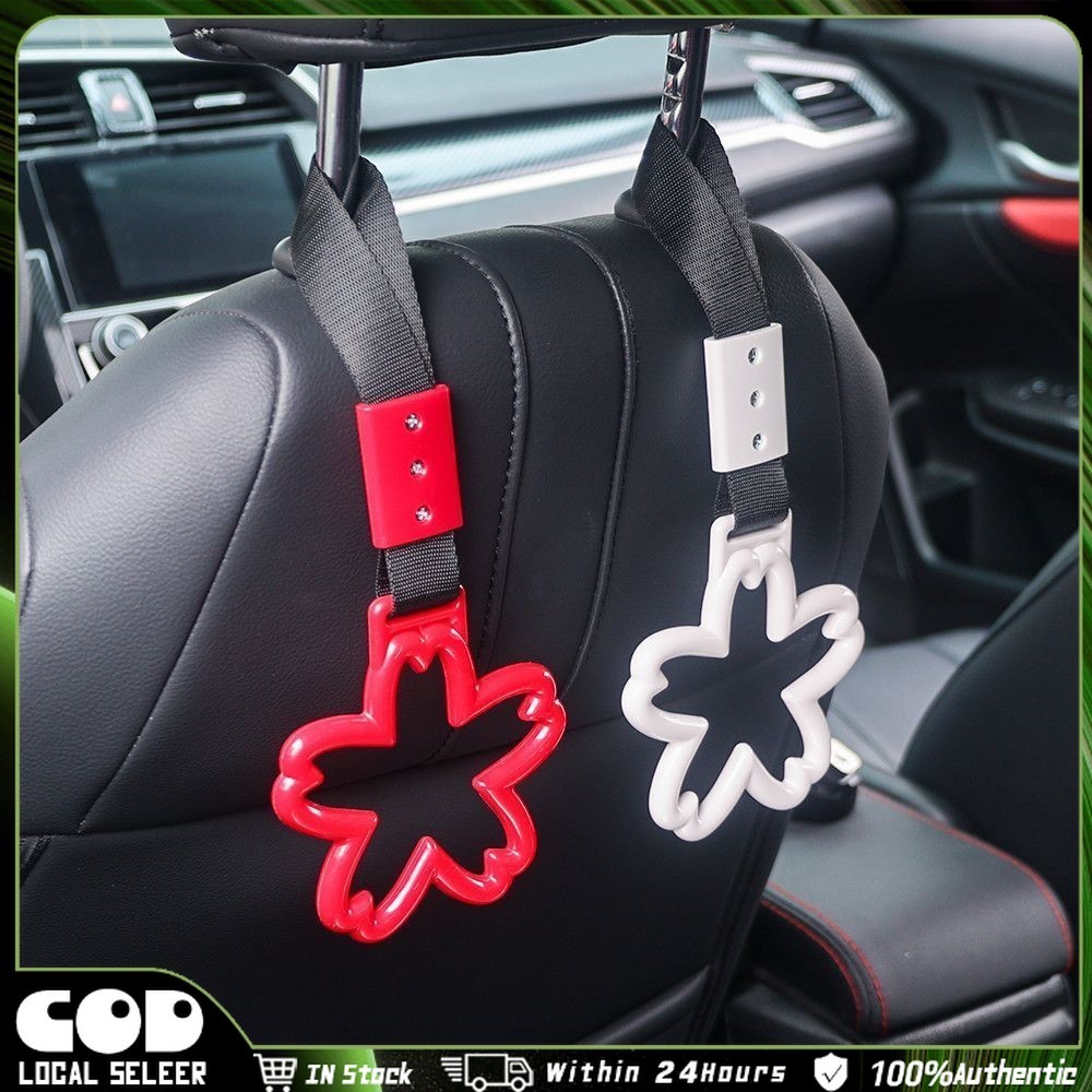 Car Hand Pull Ring Plastic Cherry Blossom Bus Handle Hand Strap JDM Car ...