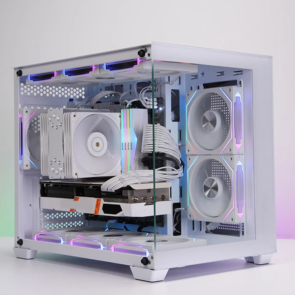 Rain 120mm PC Case Fan Infinite Mirror Effect 5V 3Pin ARGB Case Cooler ...