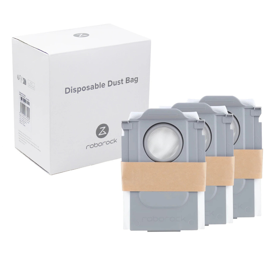 Original Roborock Dust Bag*3 pcs for Roborock S8 MaxV Ultra, S8 Max
