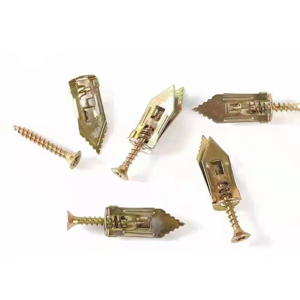 10 Set Self Drilling Anchors Screws Drywall Anchor Self Tapping Screws Easy Application Cavity Plug Dowel Fixing Tools 63f332141668958ad547d10d - View #8
