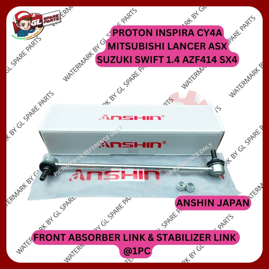 (ANSHIN JAPAN) FRONT STABILIZER LINK & ABSORBER LINK PROTON INSPIRA ...