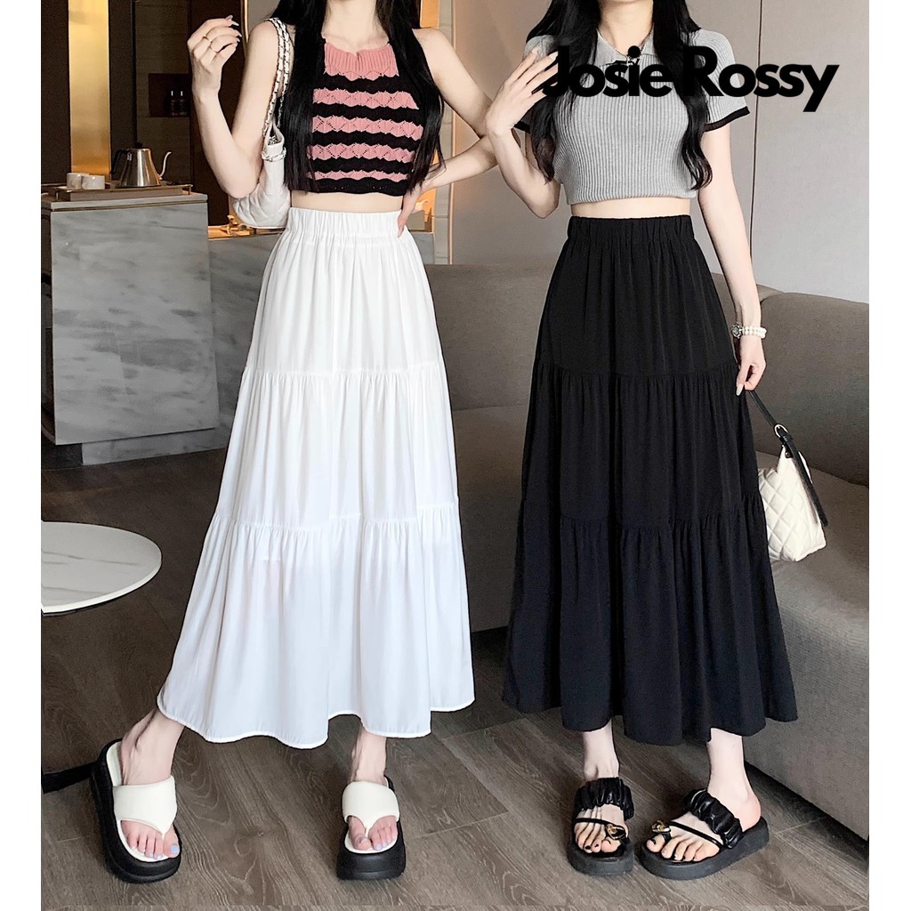 Women Skirts Long Dress Maxi Skirt White Dress XS 3XL Gaun Wanita Clothes Outfit A Shopee Malaysia