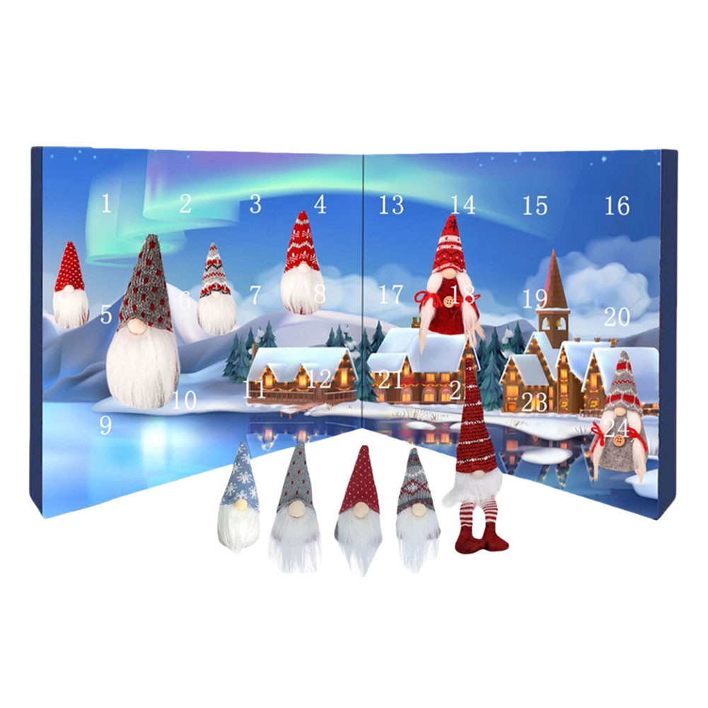 lotsofgoods Christmas Gnome Holidays Advent Calendar 2024 Gnome Dolls ...