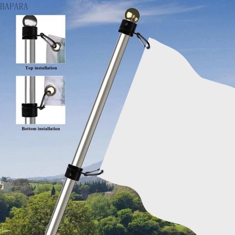 Bapara Flag Poles Rings with Secure Locking Mechanism Practical