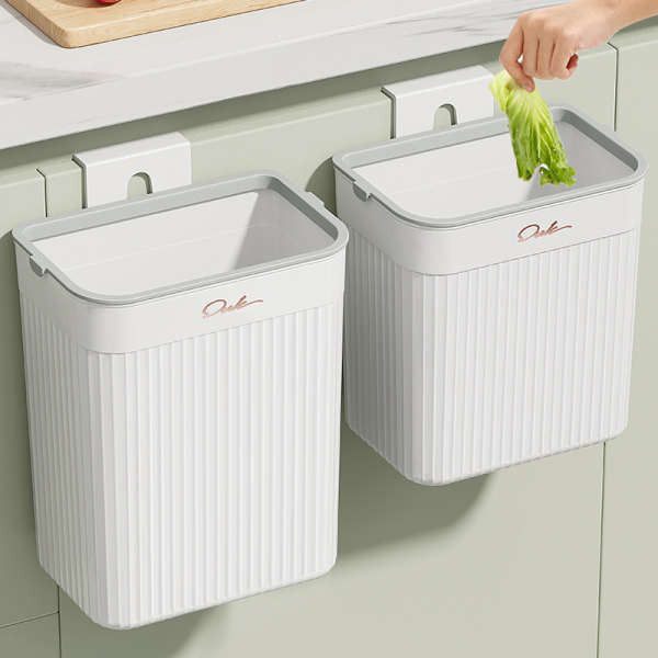 Kitchen trash can hanging lidless household 2024 new wall hung toilet