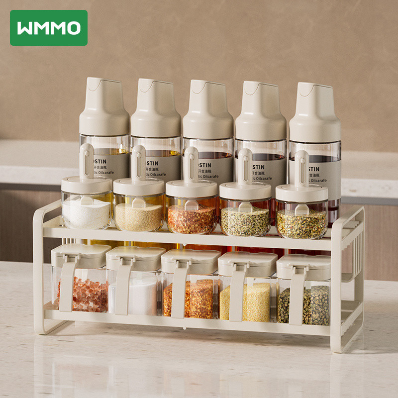 Kitchen Seasoning Combination Set Countertop Rack Seasoning Rack ...