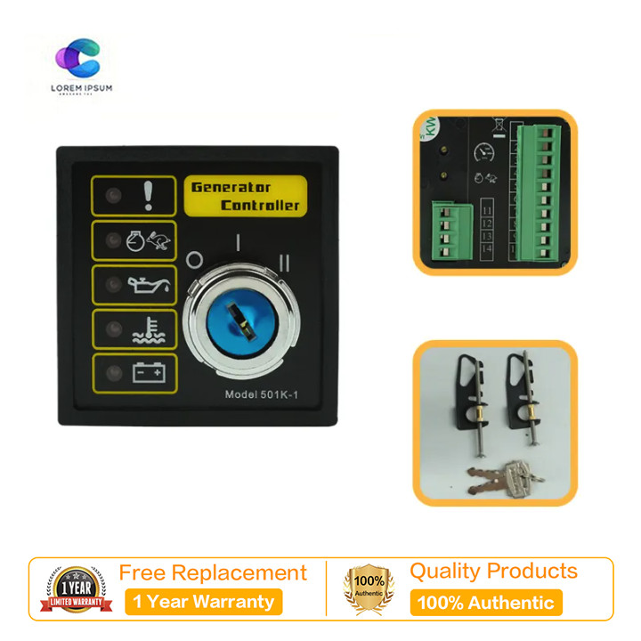 DSE 501K Generator Controller unit DSE501K Replacement Manual Key Start ...