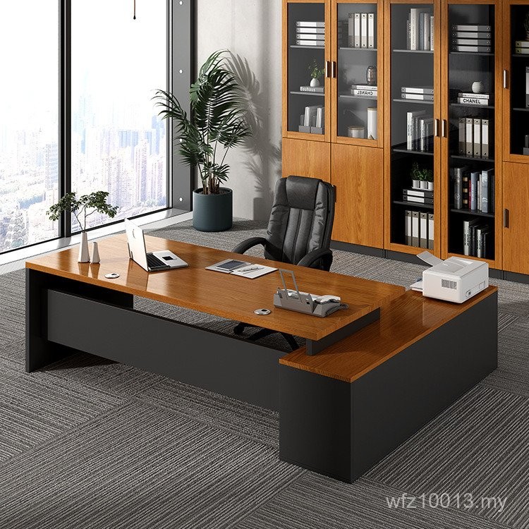 Boss Desk Table Chair President Modern Desk Single Office Simple Large ...