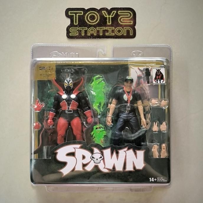 Mcfarlane Spawn & Todd McFarlane 2 pack Spawn 30th Anniversary | Shopee ...