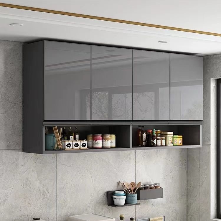 Solid wood kitchen wall cabinets, guest dining room walls, storage ...