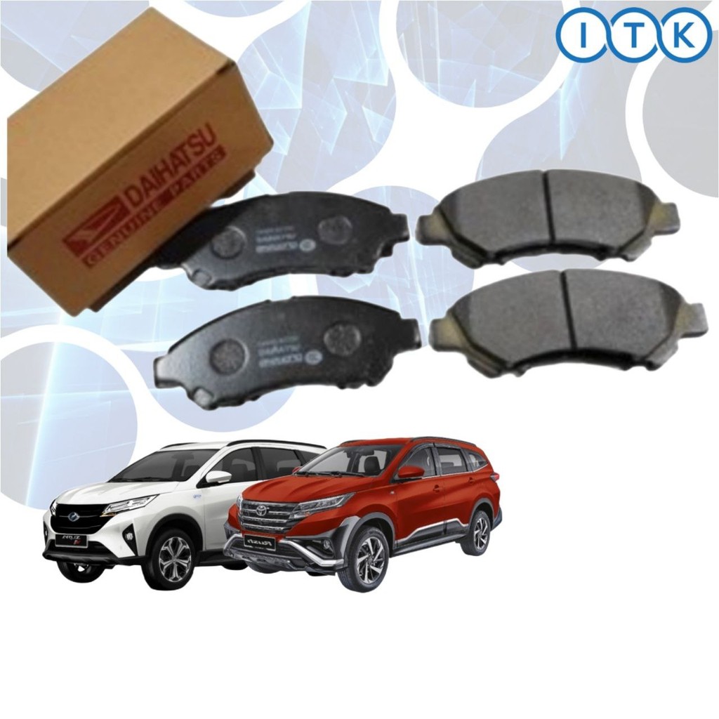 DAIHATSU FRONT BRAKE PAD 1 SET FOR PERODUA ARUZ / TOYOTA RUSH F850 ...