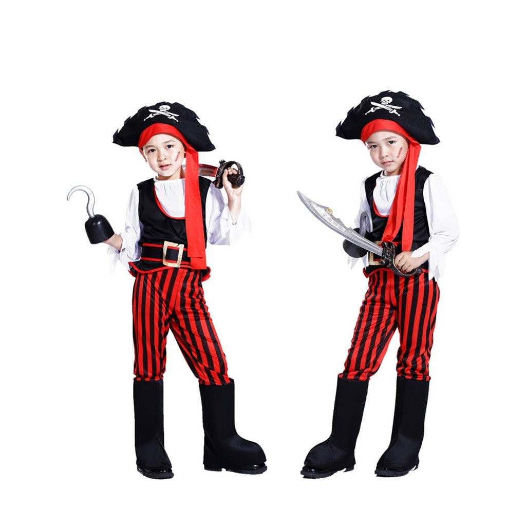 Halloween Children's Pirate Costume Ball Watch Show Costume Boys and — free download