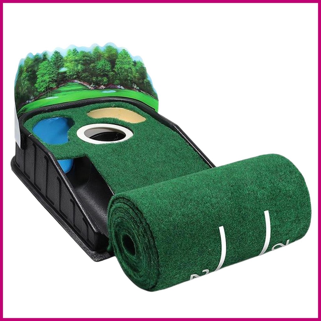Indoor Outdoor Putting Green Golf Mat Indoor Outdoor Use Luxurious ...