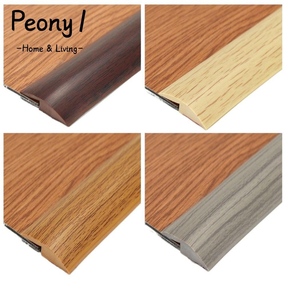 thumbnail image 2 of ZYXQQJ Cuttable Flooring Transition Strip, T Molding Threshold Strip, Self-Adhesive Floor Edging Trim Strip, PVC Floor Gap Connecting Strips(Red Oak Color 2 of 11