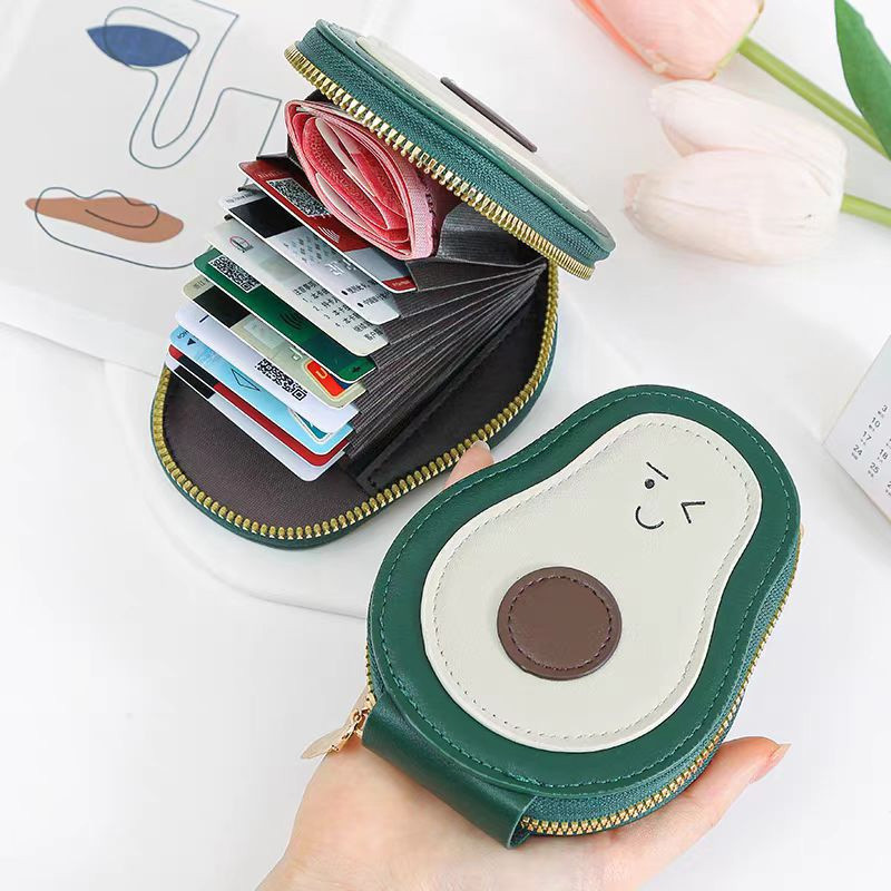 High Quality PU Leather Mini Card Wallet 9 Card Pockets Large Capacity ...