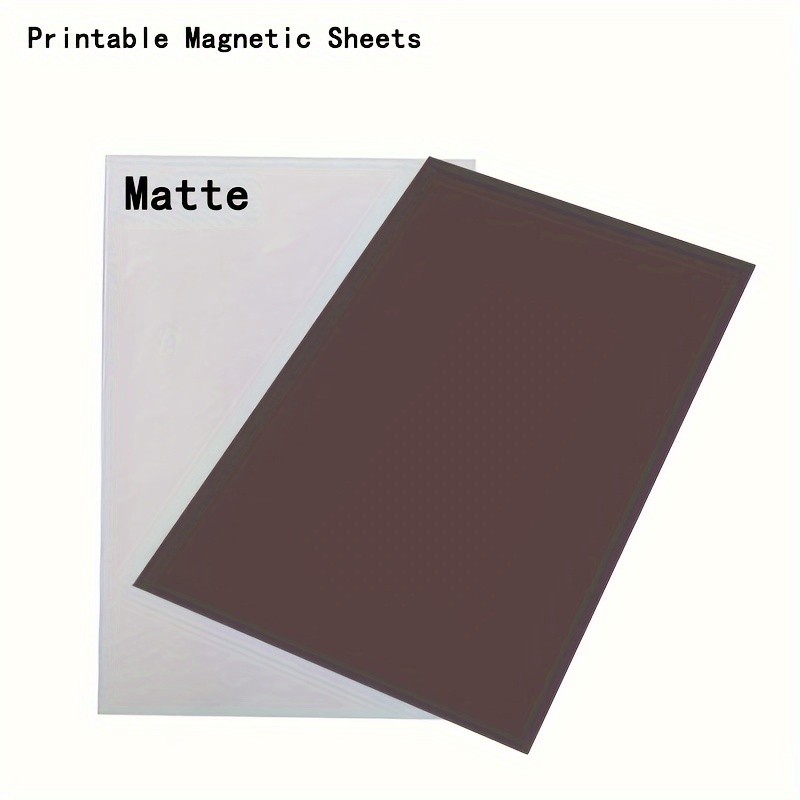 5 Sheets Printable Magnetic sheets Non Adhesive 13.5mil 4 x 6 inches ...